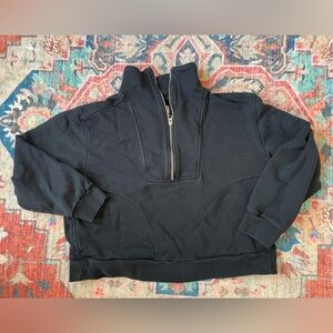 EVERLANE Half Zip Sweater Sz Medium